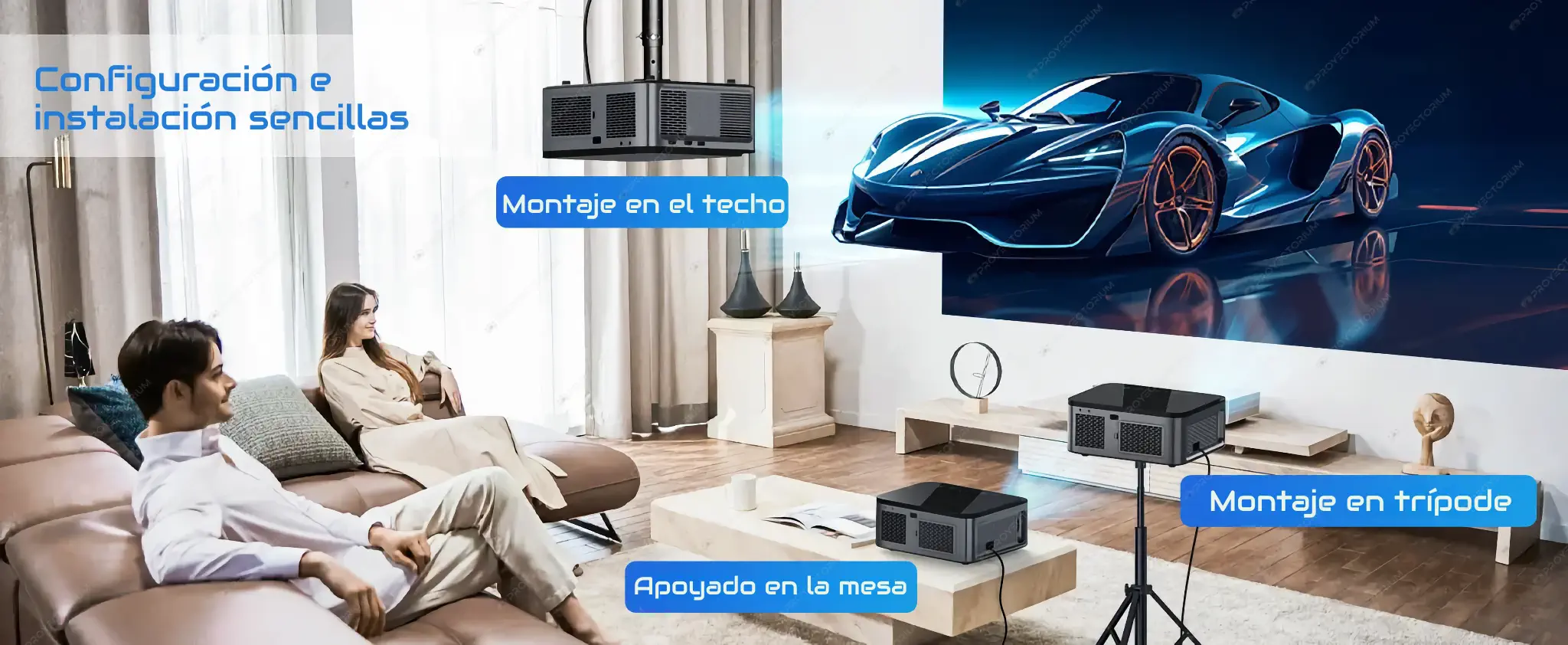 Proyector XIWBSY T07 - 8K / 1000 ANSI Lúmenes / Android / Enfoque Automático XIWBSY_T07.05 - 📽️ Proyector XIWBSY T07 - 8K / 1000 ANSI / Android / Autoenfoque
